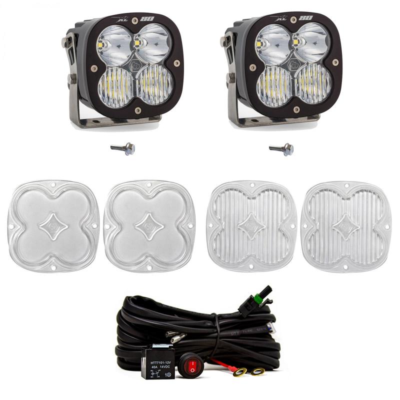 Baja Designs 2021-2023 Ford Bronco A Piller Light Kit XL80 D/C