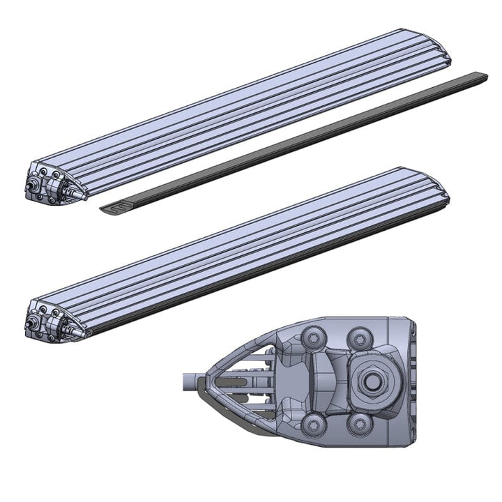 Rigid Industries 2021-2023 Ford Bronco Roof Line Light Kit (Incl. SR spot/flood Combo Bar)