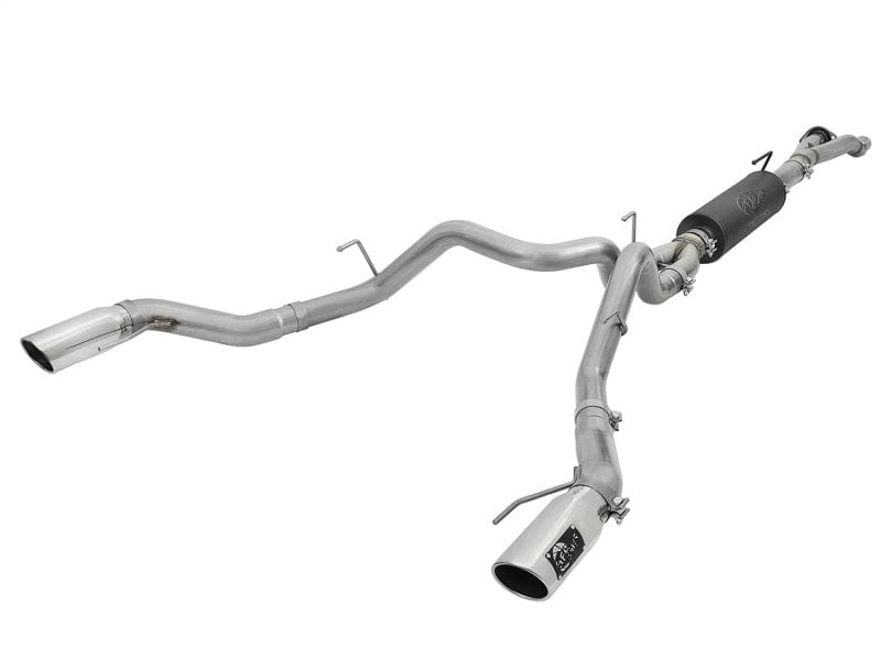 aFe MACHForce-XP 3in to 3-1/2in 304 SS Cat-Back Exhaust w/Polished Tips 17-20 Ford F-150 Raptor 3.5L