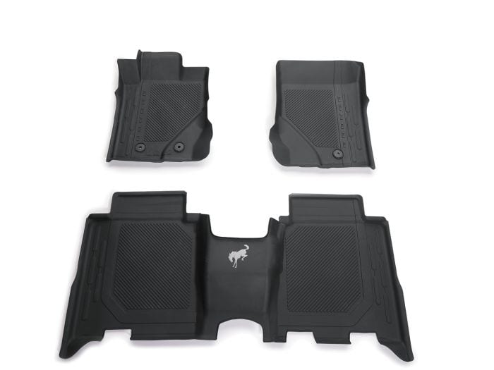 Interior, Floor Liner, All-Weather 1st and 2nd Row Over Vinyl, 5 Door - M2DZ-7813300-BA - 2021 Ford Bronco