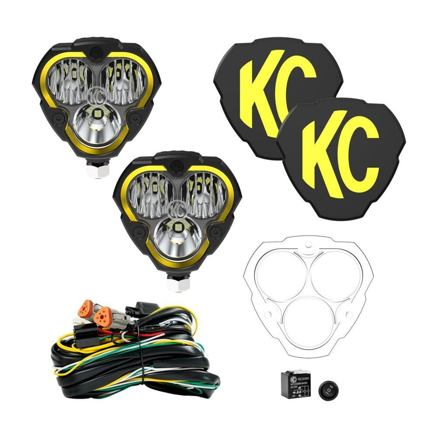 KC HiLiTES FLEX ERA 3 2-Light Master LED Pod Kit (0288)