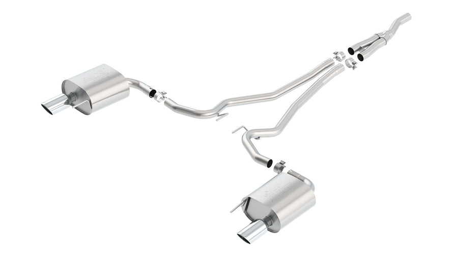 Borla ATAK Cat-Back Exhaust - 2015-2023 Ford Mustang EcoBoost 2.3