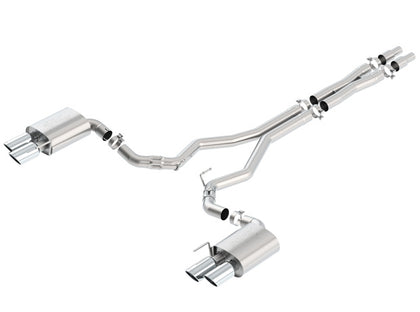 Borla ATAK Cat-Back Exhaust - 2018-2023 Ford Mustang GT 5.0 (Non-Active Valve)