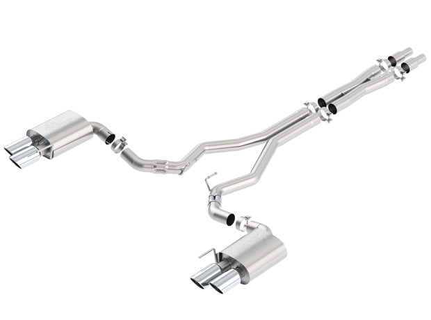 Borla ATAK Cat-Back Exhaust - 2018-2023 Ford Mustang GT 5.0 (Non-Active Valve)