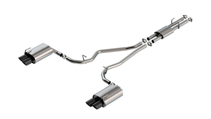 Borla 140821BC ATAK black chrome cat-back exhaust for 2020-2026 Ford Explorer ST
