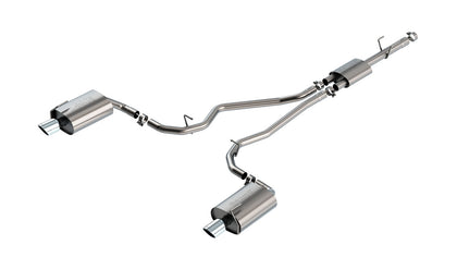 Borla 140825 S-Type bright chrome cat-back exhaust for 2020-2025 Ford Explorer Limited 2.3L