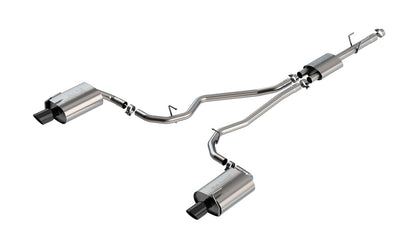 Borla 140825BC S-Type black chrome cat-back exhaust for 2020-2025 Ford Explorer Limited 2.3L