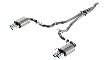 Borla ATAK Cat-Back Exhaust - 2024-2026 Ford Mustang EcoBoost 2.3 (Quad Tip)