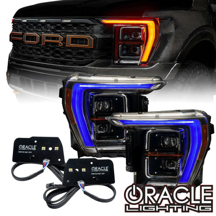 ORACLE Lighting ColorSHIFT RGB+W Headlight DRL Upgrade Kit (2.0 Controller) - 2021-2023 Ford F-150