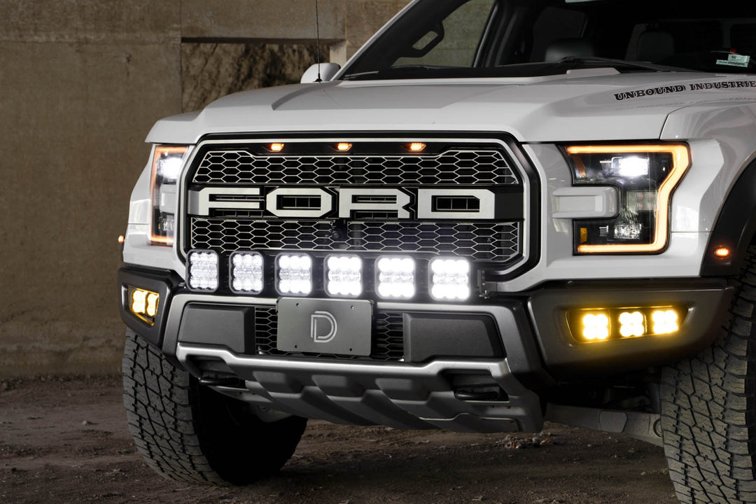 Diode Dynamics SS5 Grille CrossLink Lightbar Kit - 2017-2020 Ford F-150 Raptor