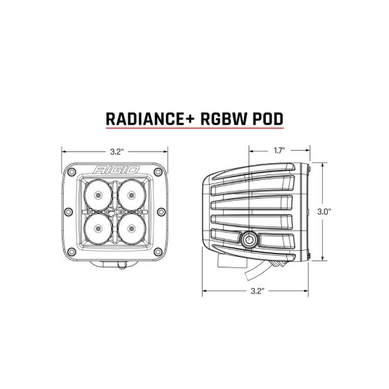 Radiance+ POD RGBW - Pair
