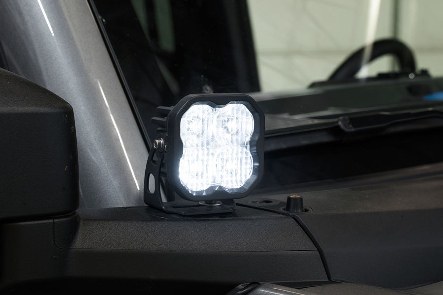 Diode Dynamics Stage Series SS3 Backlit Ditch Light Kit - 2021-2026 Ford Bronco