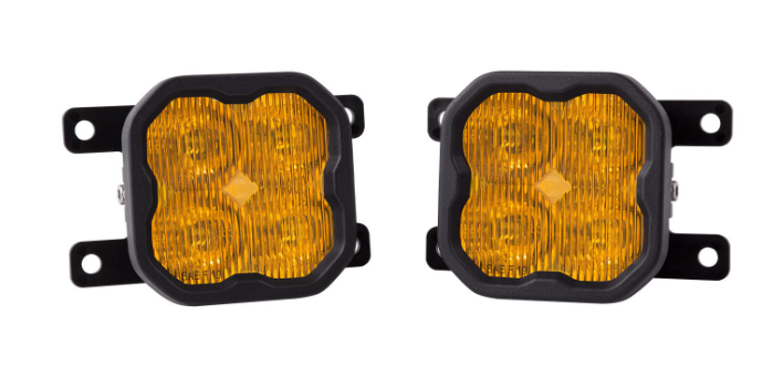 Diode Dynamics Bronco 2021-2023 SS3 LED POD MAX TYPE AS KIT YELLOW SAE FOG