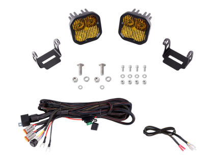 Diode Dynamics SS3 LED DITCH LIGHT KIT FOR 2021-2023 FORD BRONCO  PRO YELLOW COMBO