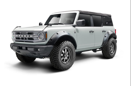 Bushwacker 2021-2023 Ford Bronco 4-Door Pocket Style Flares 4pc - Black