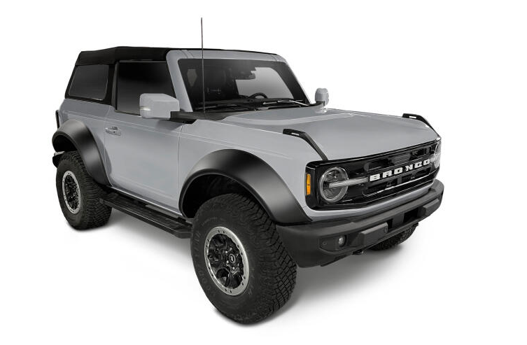 Bushwacker 2021-2023 FORD BRONCO 2 DOOR EXTEND A FENDER STYLE 4PC FENDER FLARE