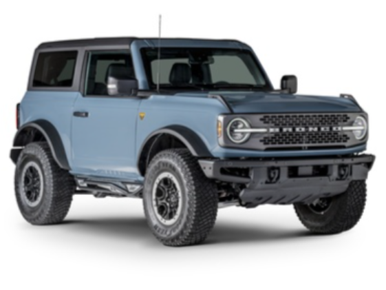 Smittybilt 2021-2023 Bronco APOLLO SLIDERS WITH STEP