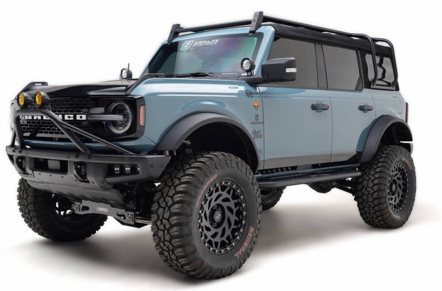 Zroadz 2021-2023 BRONCO SPORT 4DOOR MODELS ROOF RACK ROOF MILD STEEL BLACK