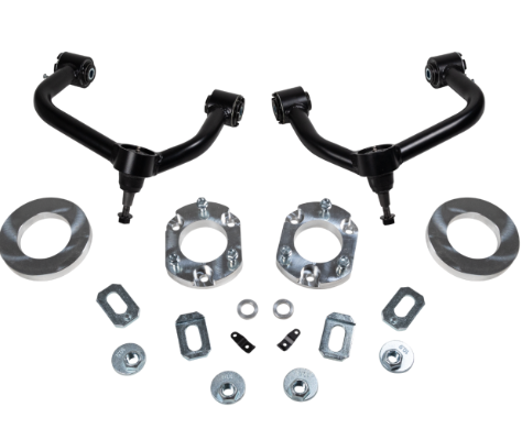 Ready Lift 2021-2023 FORD F150 TREMOR 3IN FRONT LIFT LEVELING KIT INCLUDES ALIGNMENT CAMS AND UCAS