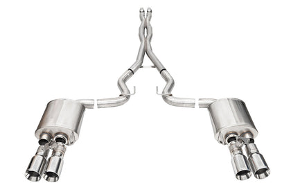 Corsa Xtreme Valved Cat-Back Exhaust - 2024-2026 Ford Mustang GT 5.0
