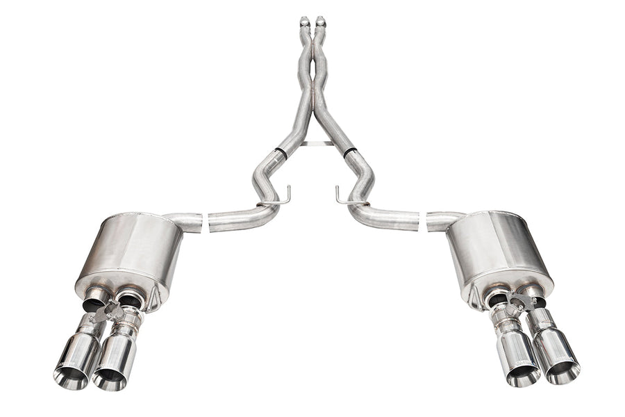 Corsa Xtreme Valved Cat-Back Exhaust - 2024-2026 Ford Mustang GT 5.0