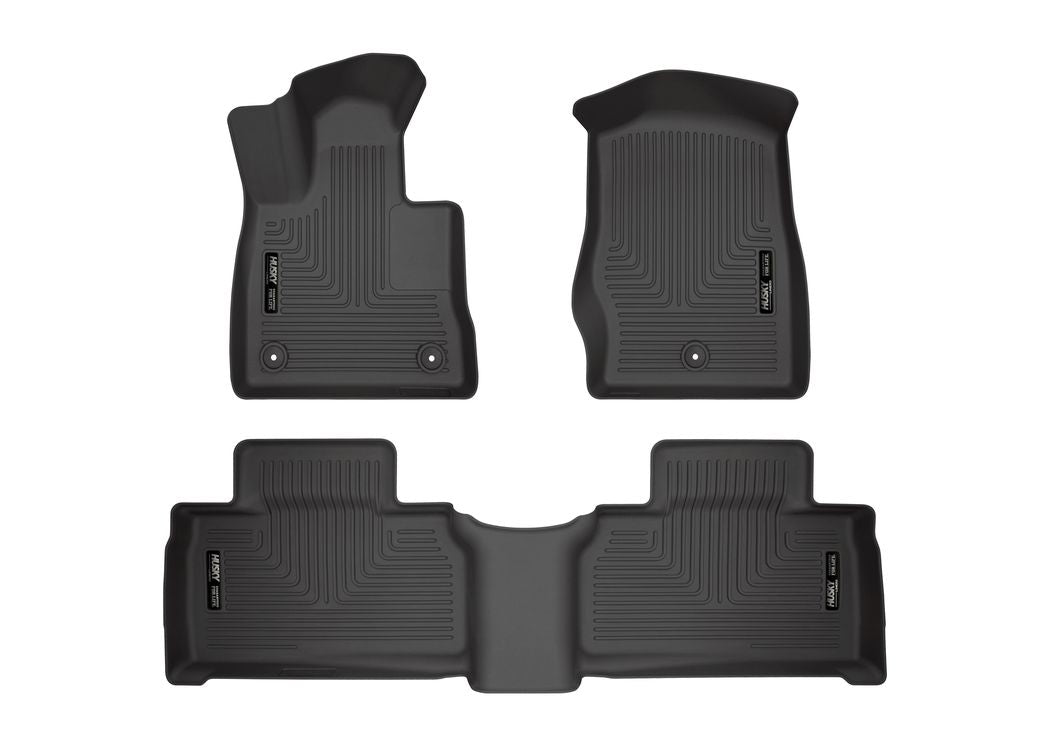 Husky Liners WeatherBeater front and 2nd row floor liners for 2020-2026 Ford Explorer