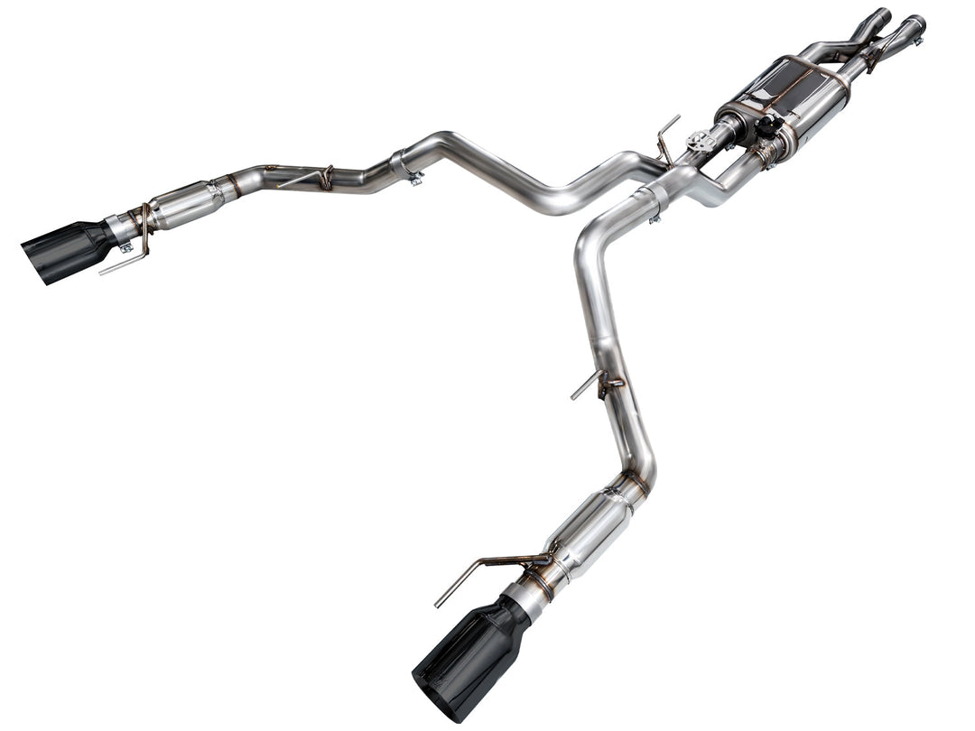 AWE Tuning SwitchPath Cat-Back Exhaust (Diamond Black Tips) - 2021-2026 Ford F-150 Raptor