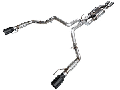 AWE Tuning SwitchPath Cat-Back Exhaust (Diamond Black Tips) - 2021-2026 Ford F-150 Raptor