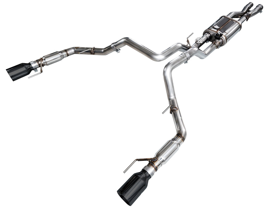 AWE Tuning SwitchPath Cat-Back Exhaust (Diamond Black Tips) - 2021-2026 Ford F-150 Raptor