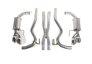 Roush 2018-2026 Ford Mustang 5.0L V8 Cat-Back Exhaust Kit (Quad Tip Non-Active)