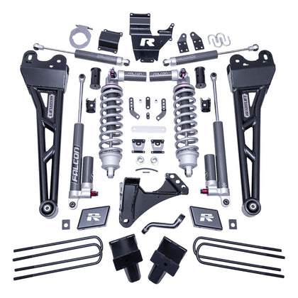 ReadyLift - 6" COILOVER SUSPENSION SYSTEM WITH FALCON MAX3.3 SHOCKS AND RADIUS ARMS - 2017-2022 FORD SUPER DUTY F250/F350 4WD