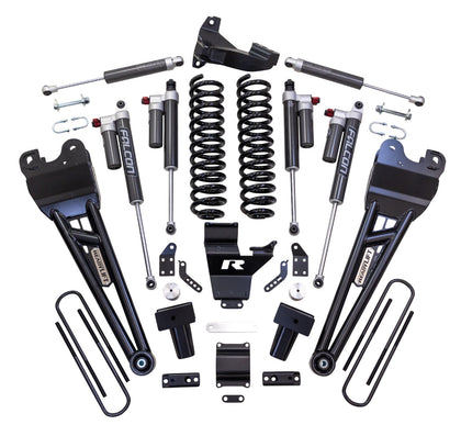 ReadyLift - 4" COIL SPRING SUSPENSION SYSTEM WITH FALCON MAX3.3 SHOCKS AND RADIUS ARMS - 2023-2026 FORD SUPER DUTY F250/F350 4WD