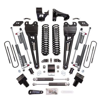 ReadyLift - 6" COIL SPRING SUSPENSION SYSTEM WITH FALCON MAX3.3 SHOCKS AND RADIUS ARMS - 2023-2026 FORD SUPER DUTY F250/F350 4WD