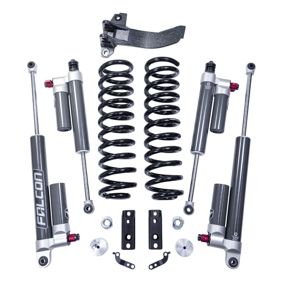 ReadyLift - 2.5" Coil Spring Front Lift Kit W/Falcon 3.3 Shocks - Ford Super Duty Diesel 4WD 2017-2026