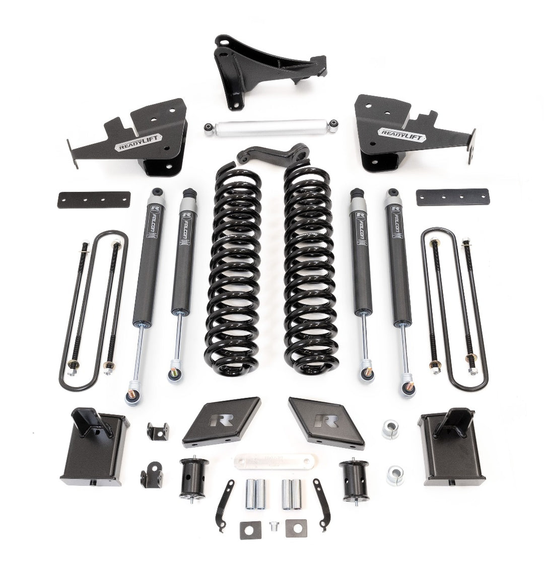 ReadyLift - 7" Coil Spring Lift Kit With Falcon Shocks - Ford Super Duty Diesel F-250 / F-350 4WD 2017-2022