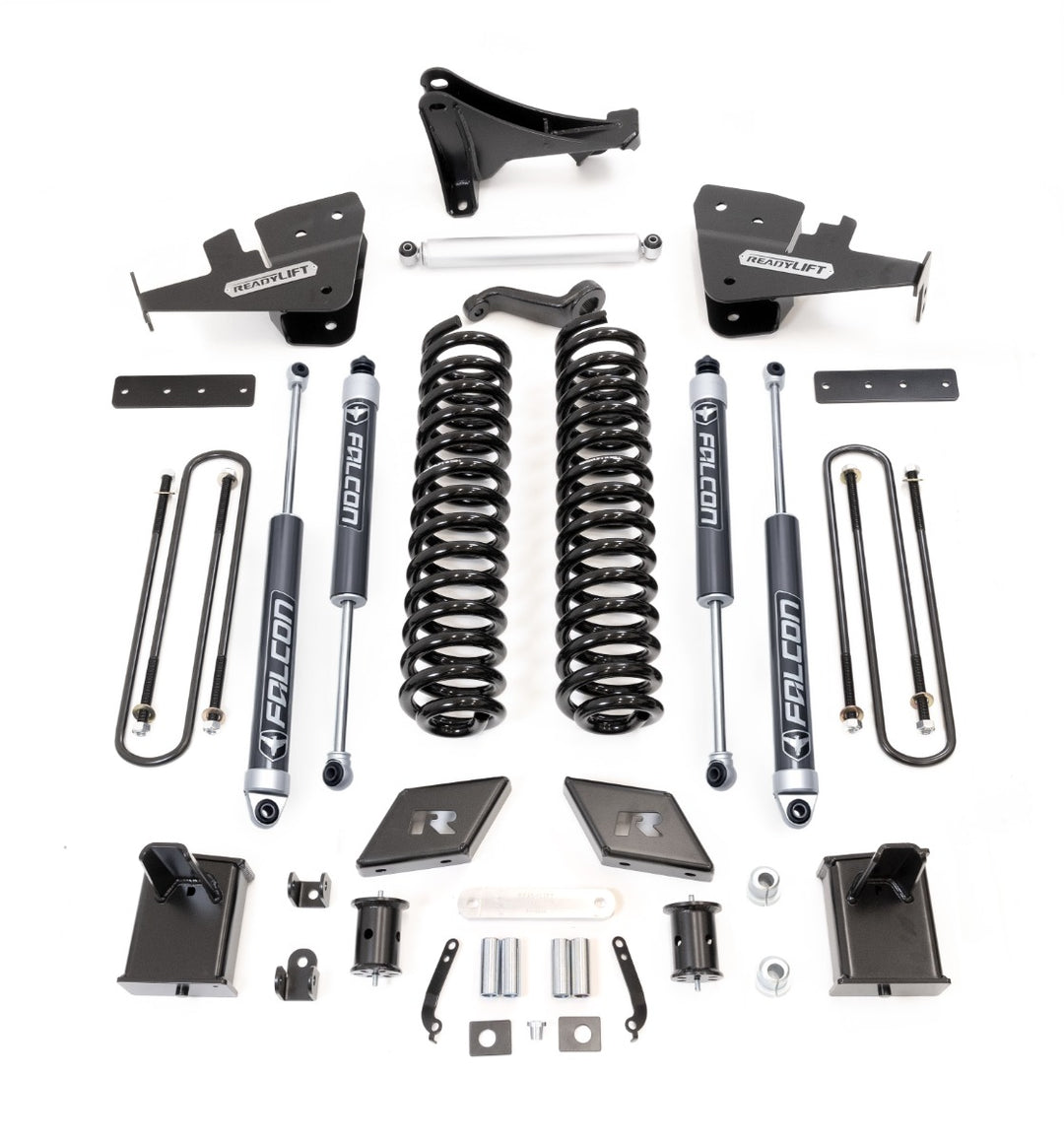 ReadyLift - 7" Coil Spring Lift Kit With MAX2.1 Falcon Shocks - Ford Super Duty Diesel F-250 / F-350 4WD 2017-2022