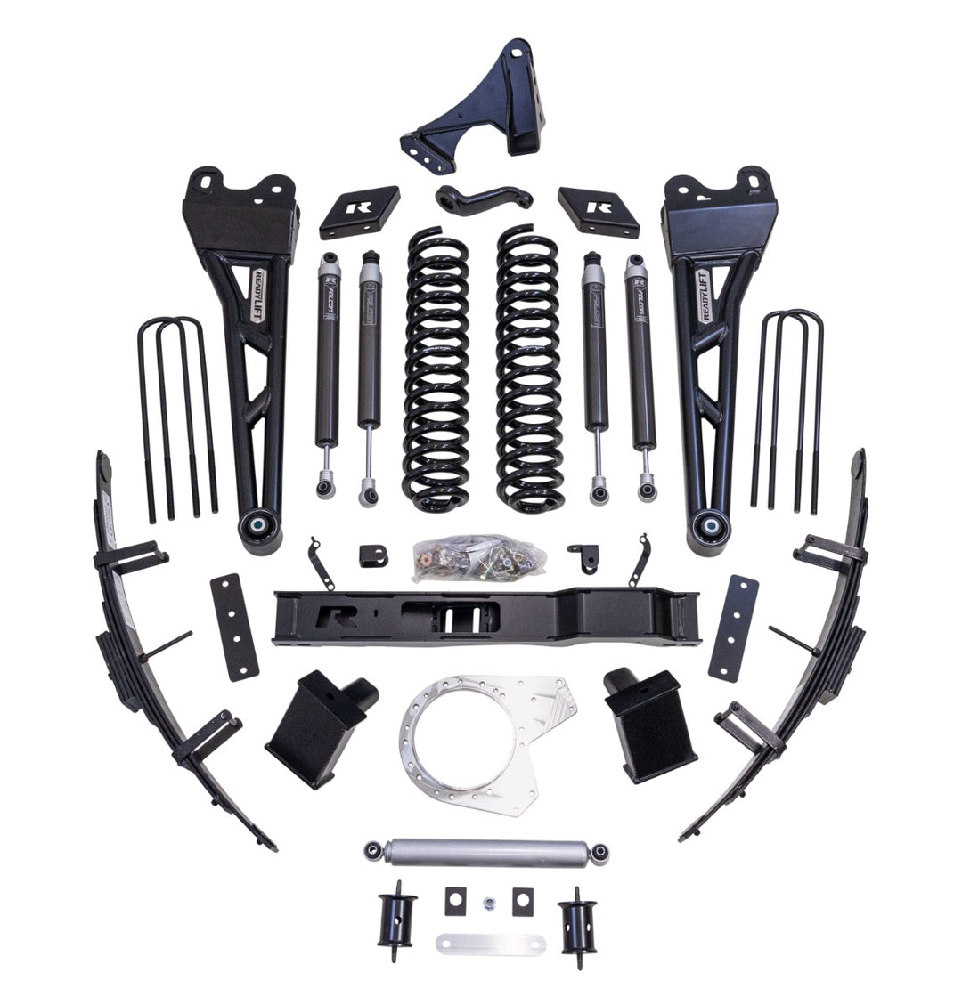ReadyLift - 8.5" Lift Kit W/ Falcon Shocks And Radius Arms - Ford Super Duty Diesel F250/F350 4WD 2017-2022