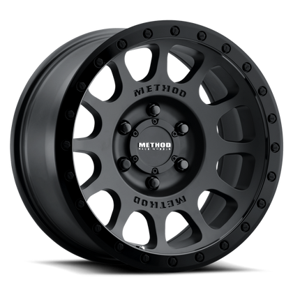 Method MR305 NV 18x9 +18mm Offset 8x6.5 130.81mm CB Double Black Wheel