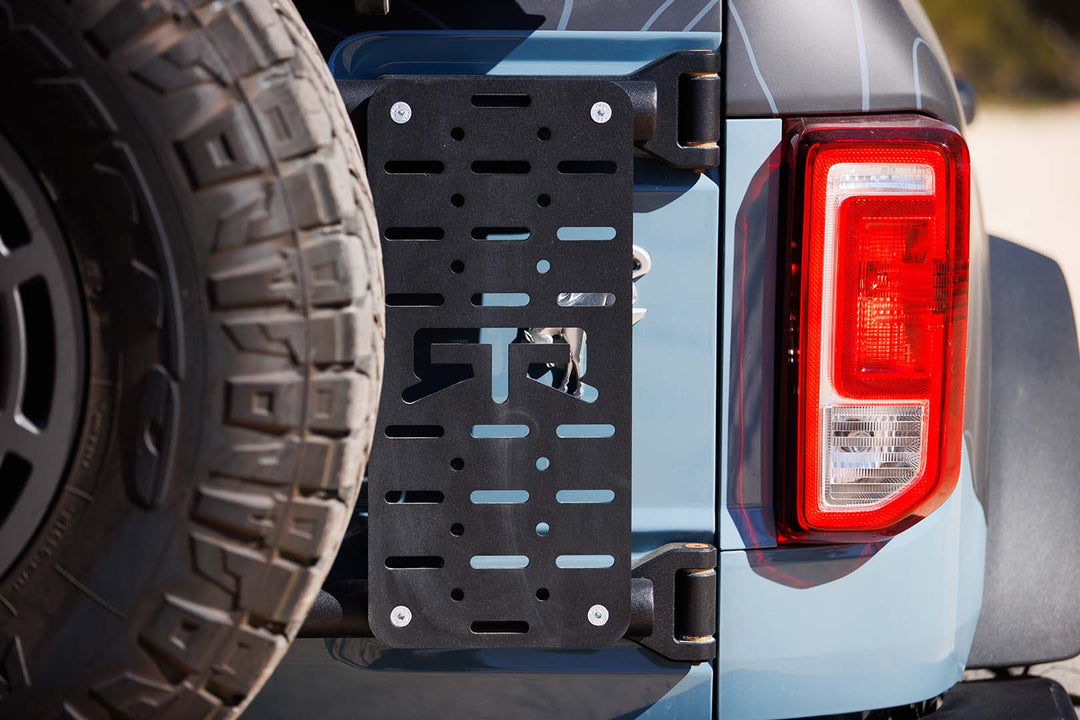 RTR Molle Accessory Plate (21+ Bronco w/ RTR Spare Tire Carrier)