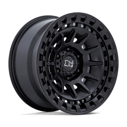 Black Rhino Hard Alloys | BARRAGE | Matte Black | 17X8.5 | 6X139.7 | -10mm/4.36" | BR009MX17856810N
