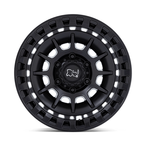 Black Rhino Hard Alloys | BARRAGE | Matte Black | 17X8.5 | 6X139.7 | -10mm/4.36" | BR009MX17856810N