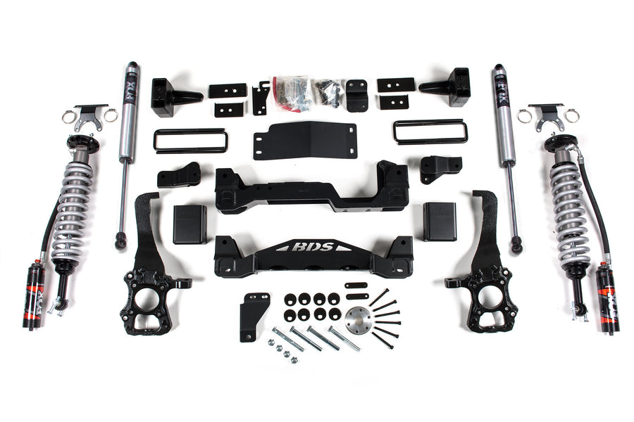 BDS 4" Lift Kit - 2015-2020 Ford F-150 4WD (FOX 2.5 Performance Elite Coil-Over)
