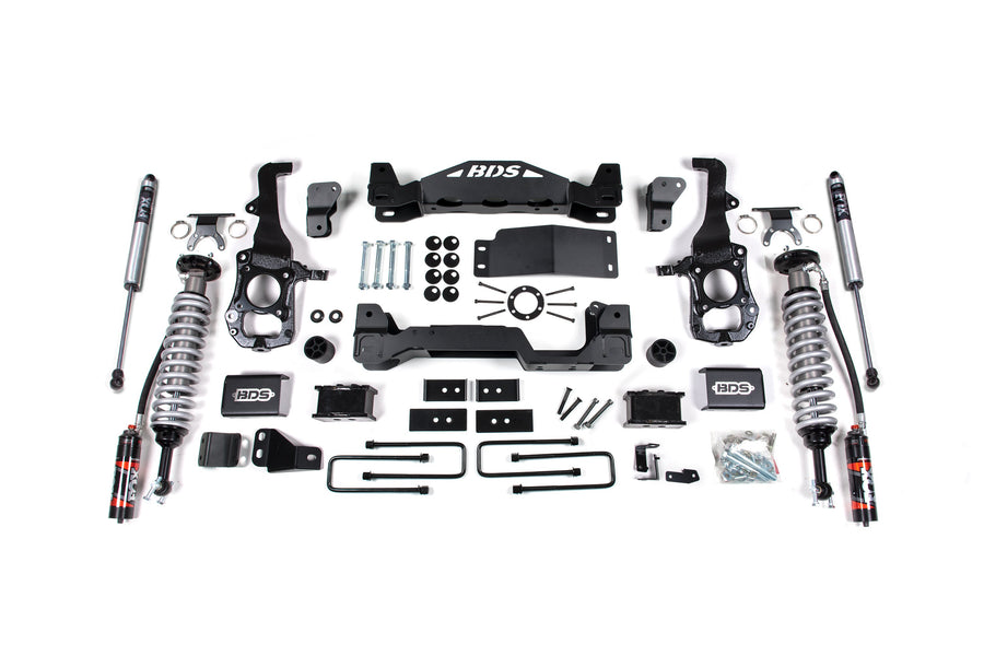 BDS 4" Lift Kit - 2021-2026 Ford F-150 4WD (FOX 2.5 Performance Elite Coil-Over)