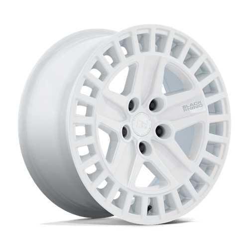 Black Rhino Hard Alloys | ALSTON | Gloss White | 18X8.5 | 5X114.3 | 25mm/5.73" | BR005WX18851225