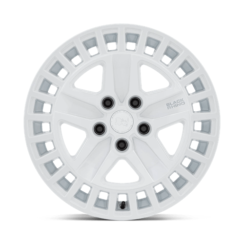 Black Rhino Hard Alloys | ALSTON | Gloss White | 18X8.5 | 5X114.3 | 25mm/5.73" | BR005WX18851225
