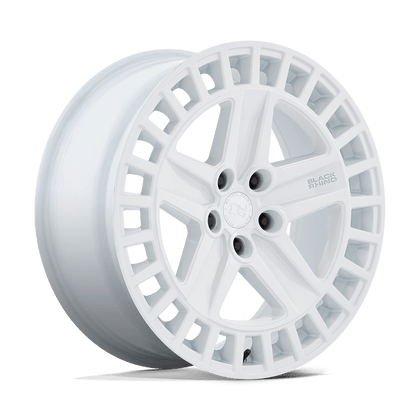 Black Rhino Hard Alloys | ALSTON | Gloss White | 20X8.5 | 5X114.3 | 25mm/5.73" | BR005WX20851225