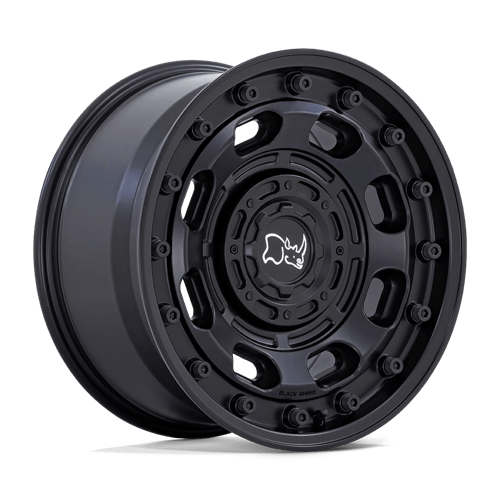 Black Rhino Hard Alloys | ATLAS | Matte Black | 17X8.5 | 6X135/6X139.7 | -10mm/4.36" | BR007MX17856710N