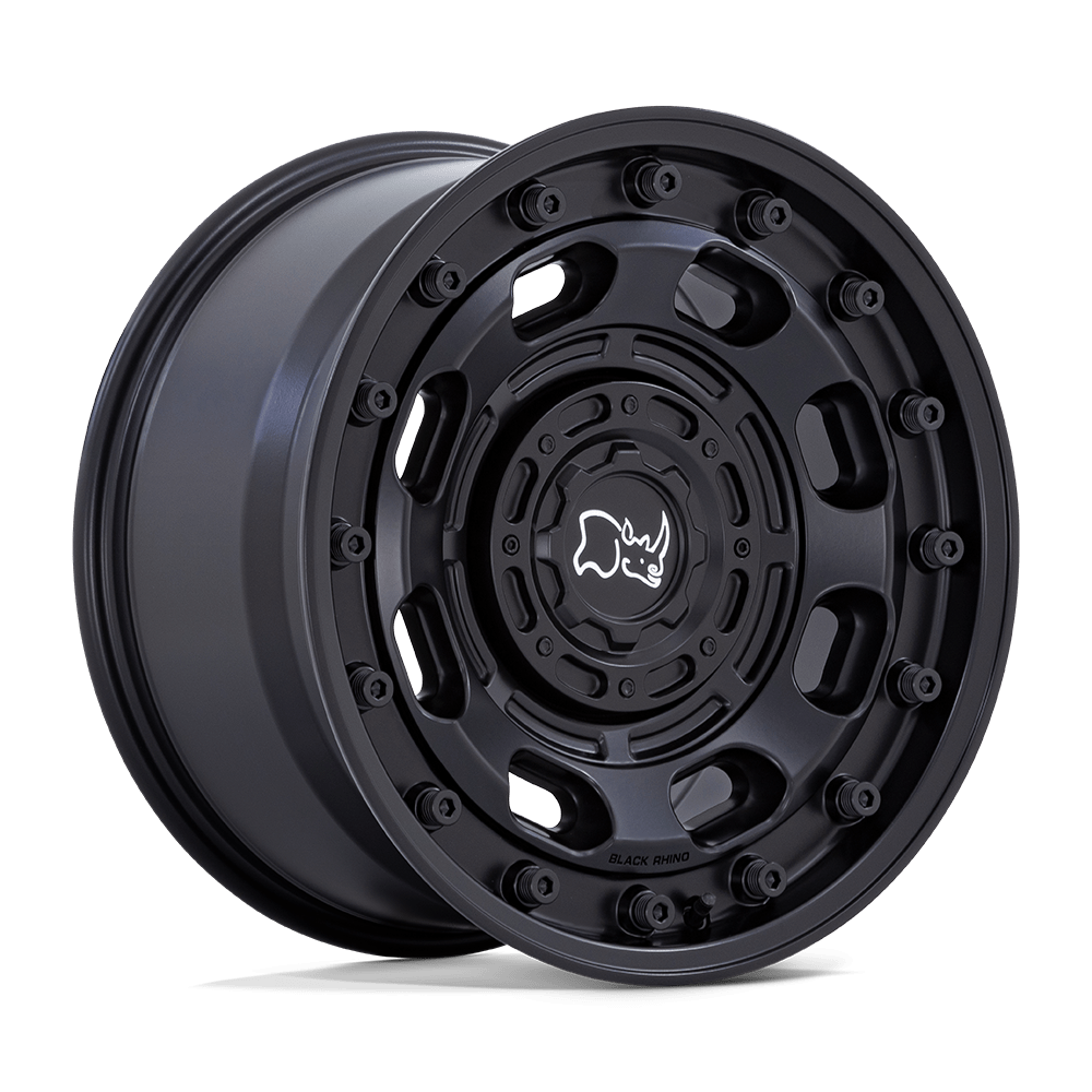 Black Rhino Hard Alloys | ATLAS | Matte Black | 17X8.5 | 6X135/6X139.7 | -10mm/4.36" | BR007MX17856710N