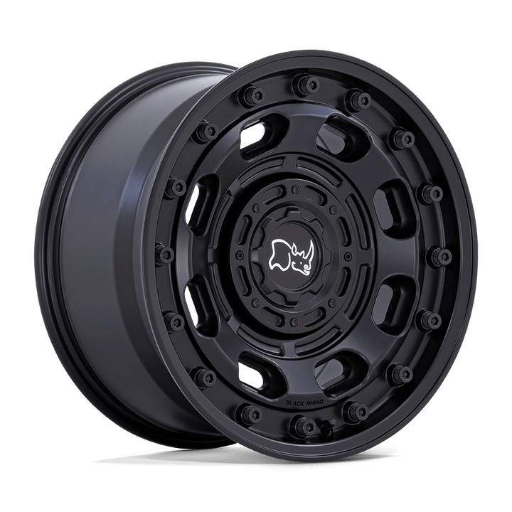 Black Rhino Hard Alloys | ATLAS | Matte Black | 17X8.5 | 6X135/6X139.7 | -10mm/4.36" | BR007MX17856710N