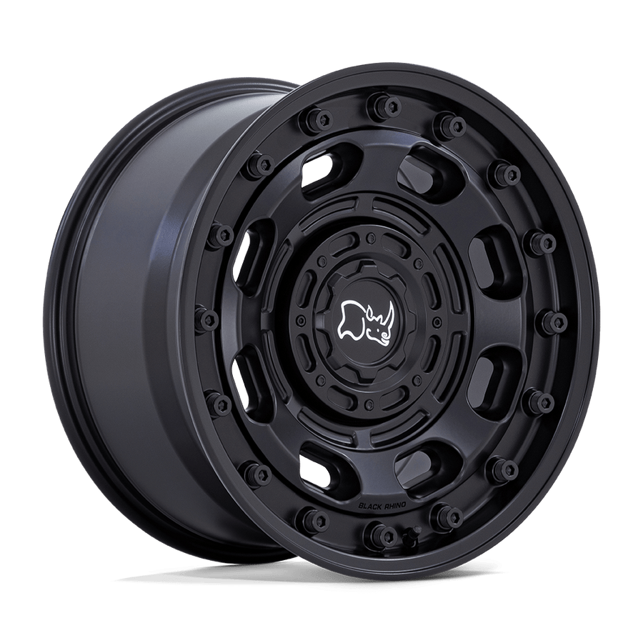 Black Rhino Hard Alloys | ATLAS | Matte Black | 17X8.5 | 6X135/6X139.7 | -10mm/4.36" | BR007MX17856710N